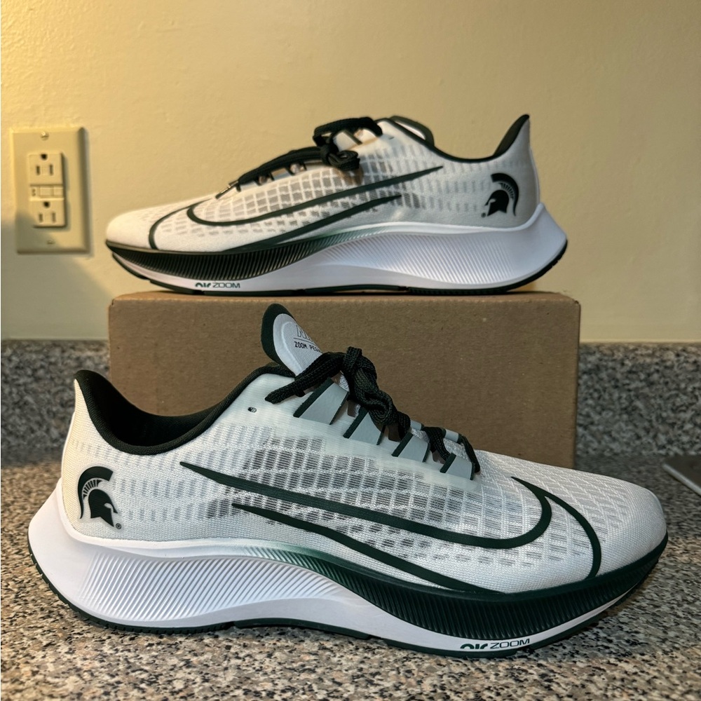Nike Mens Air Zoom Pegasus 37 CZ5391-100 White Running Shoes Sneakers Sizes